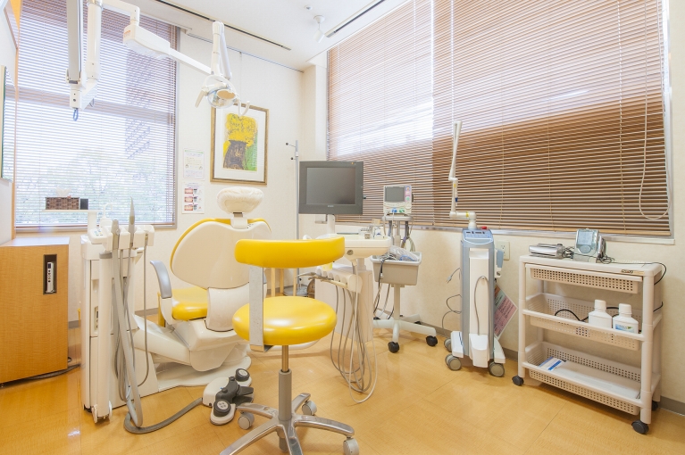 院内は衛生管理を徹底。診療室もすべて個室。